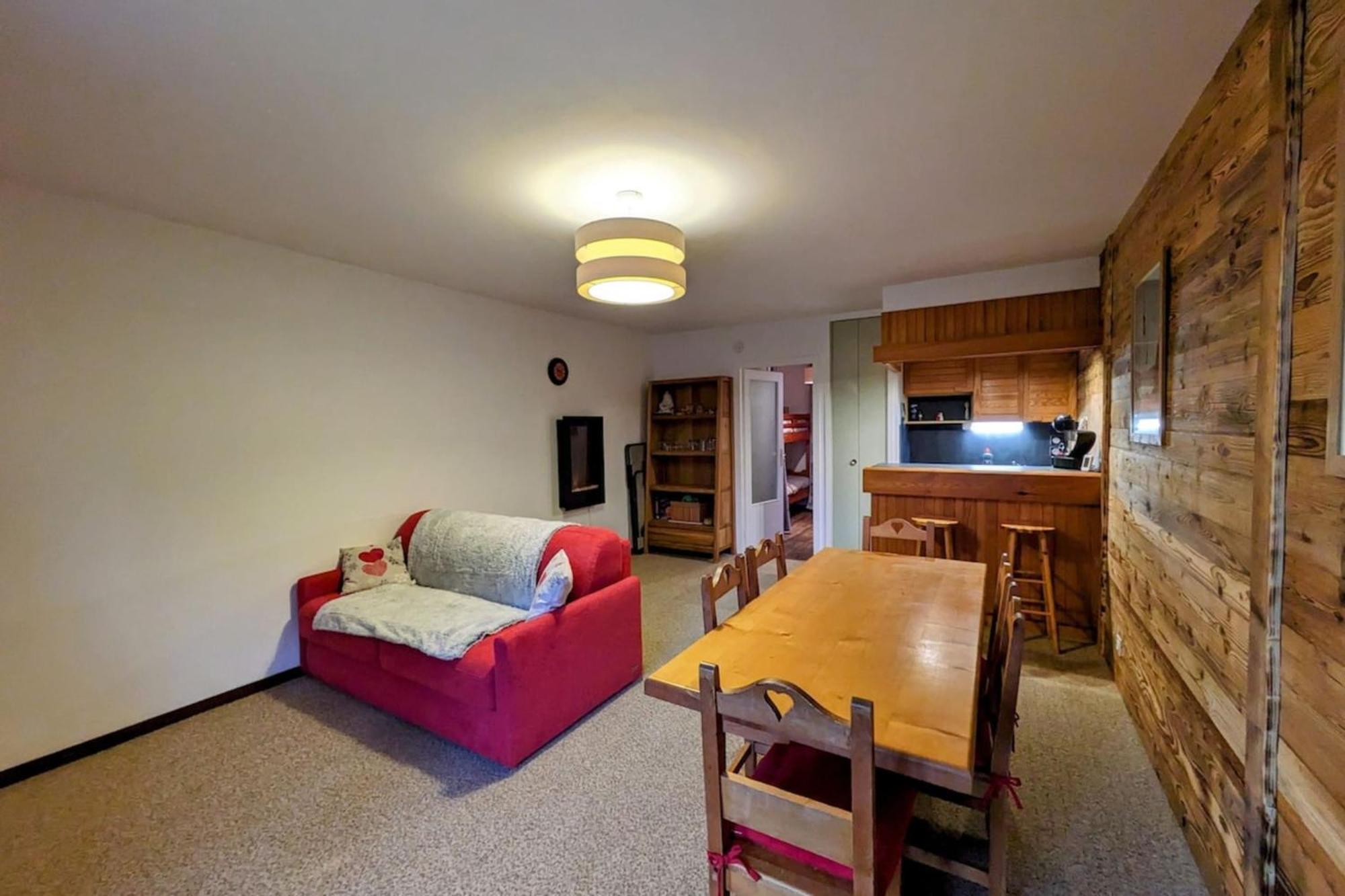 Superbe Appartement Au Pied Des Pistes -Le Chamois 莱代塞尔 外观 照片