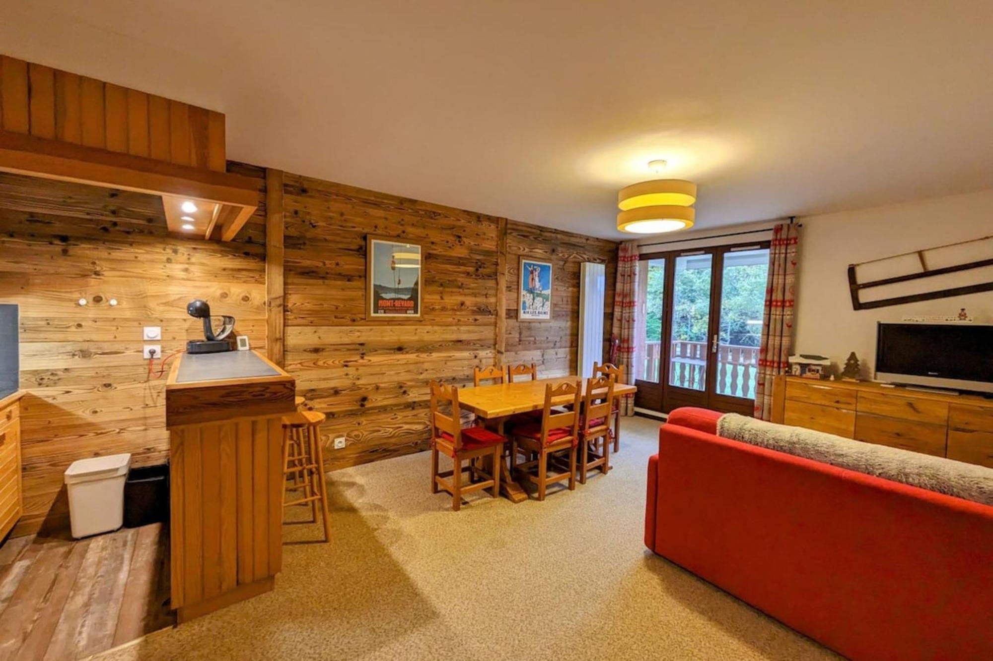 Superbe Appartement Au Pied Des Pistes -Le Chamois 莱代塞尔 外观 照片